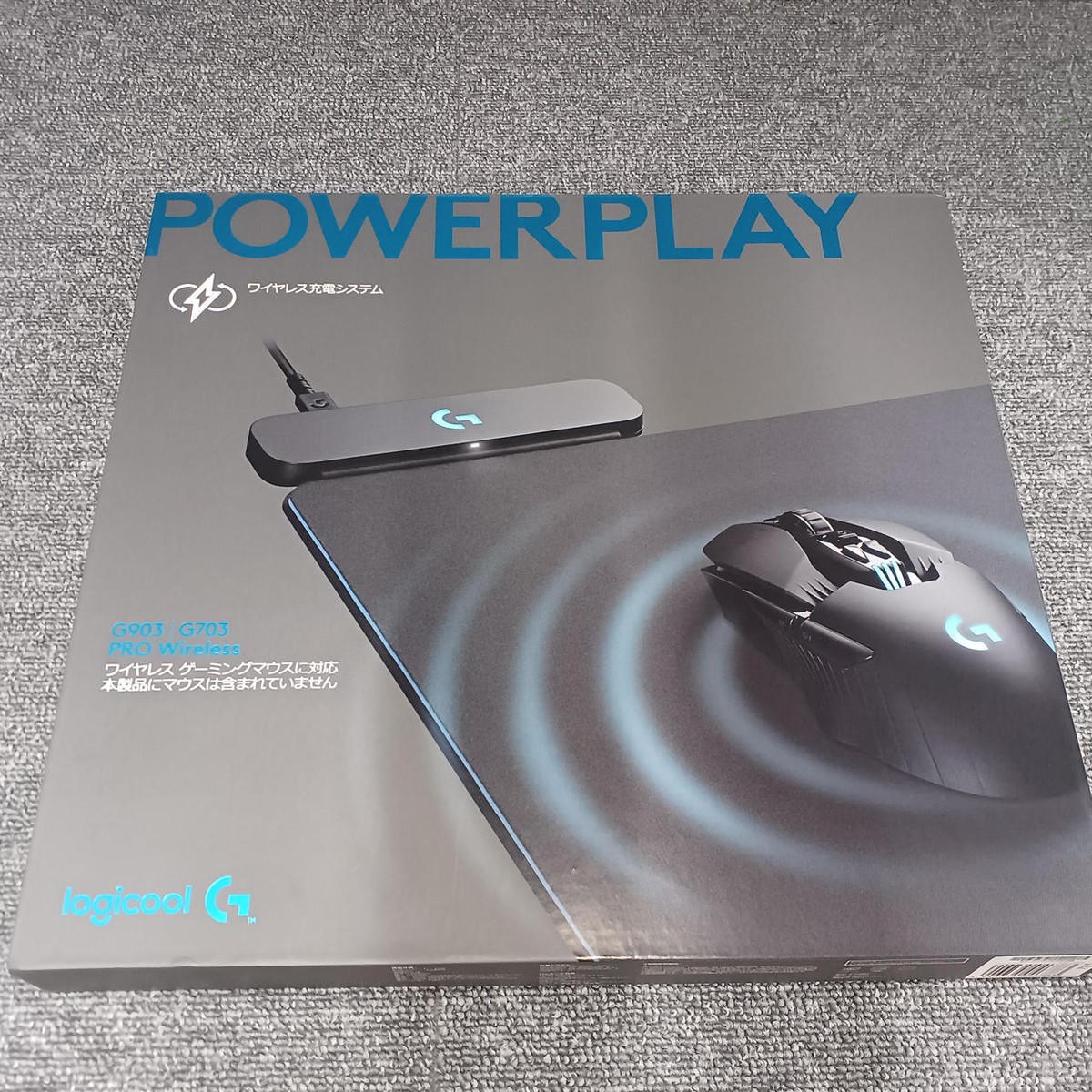 【美品】Logicool POWERPLAY G-PMP-001 Logitech G POWERPLAY Wireless Rechargeable Gaming Mouse Pad