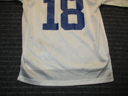 Peyton Manning Jersey Indianapolis Colts Boy's Size L Large Youth White Jersey - Picture 14 of 14