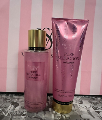 New Set of Victoria's Secret Shimmer PURE SEDUCTION Body mist