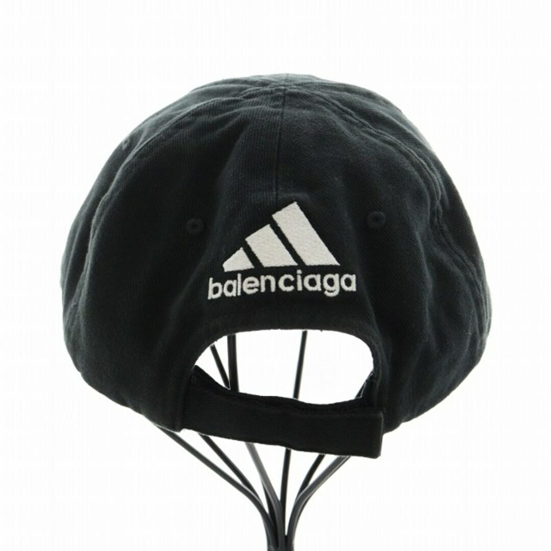 Balenciaga x adidas cap hat logo stripe L black AN8 Used Balenciaga x adidas cap hat logo stripe L black AN8 Used