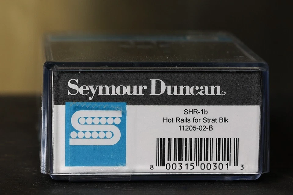 Seymour Duncan SHR-1 Hot Rails Strat Bridge Pickup PRETO - Fender Stratocaster - Imagem 3 de 3