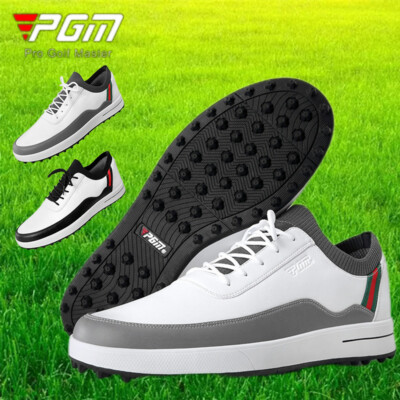 PGM Men Slip-on Golf Sneakers Male Waterproof Microfiber Shoes Leisure Footwear
