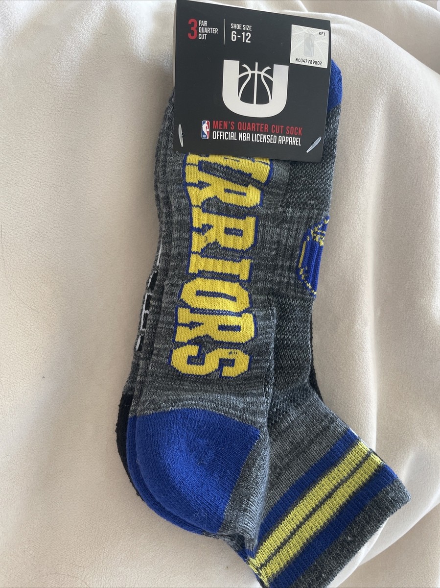 golden state warriors dress socks NBA Quarter Cut 3 PAIR PACK MENS Size 6-12 NEW S42 sequin Quinceanera Dresses