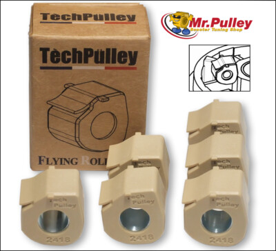 Tech Pulley Variorolle Gleitrolle 16x13/6er Set -direkt vom Importeur!
