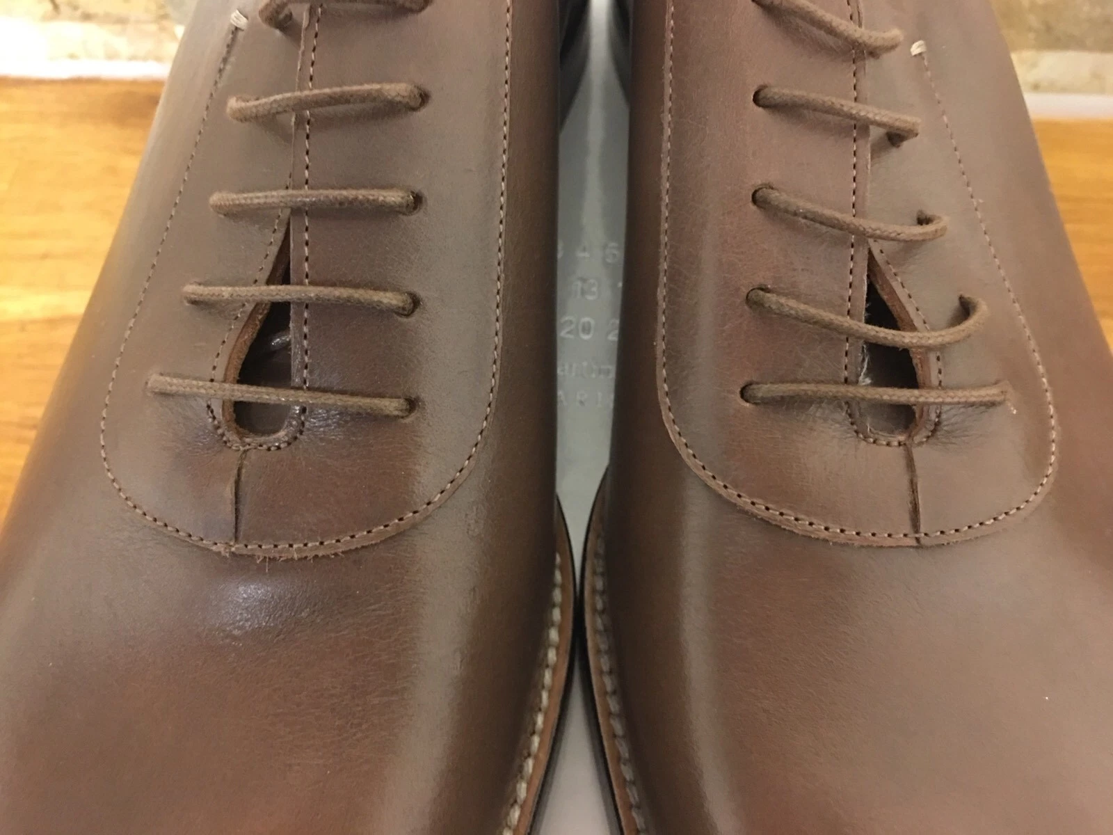 MAISON MARGIELA Scarpe derby MAISON MARTIN MARGIELA in pelle marrone UK 11 EU 45