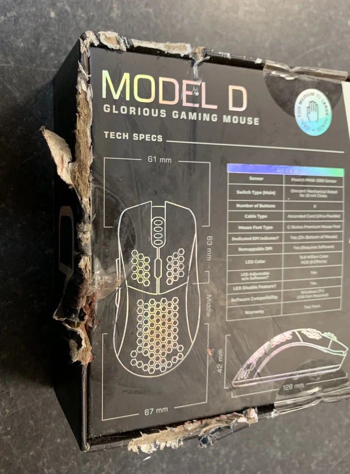 Glorious PC Gaming PC Gaming Race Model D gaming mouse - black.PR 49946… - Image 4 of 4