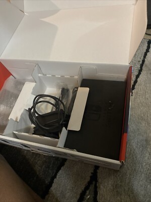 Nintendo Switch 32GB Gray Console with Neon Red and Neon Blue Joy