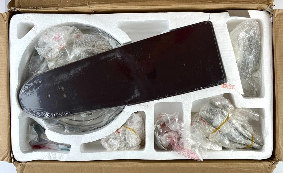 Emerson Highgrove Ceiling Fan Brushed Steel CF990 - Image 2 of 4