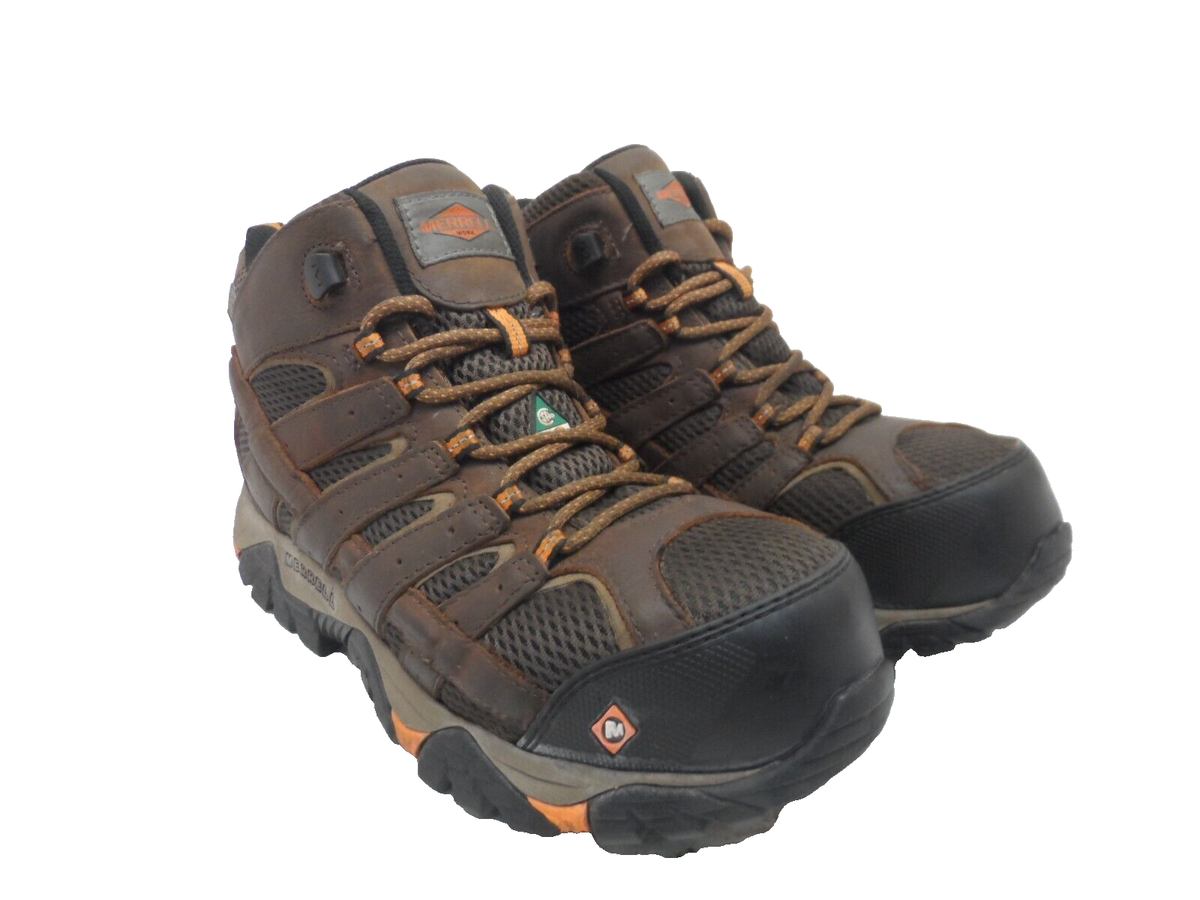 MERRELL Mens MOAB 2 VERTEX MID WATERPROOF Comp Toe Work  display picture 3
