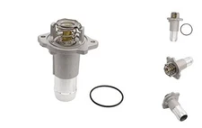 Engine Coolant Cooling Thermostat & Housing w/Gasket Assembly for Chevy