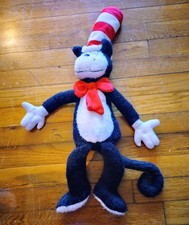 Vintage 2003 Kohl  s Cares for Kids Dr. Seuss The Cat in the Hat Plush Toy 23  