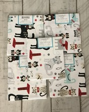 Create It Fat Quarters For Cat Lovers Lot Of 5 18x 21 Inches Each
