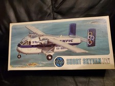 Airfix Short Skyvan 1/72nd scale model kit. Olympic Airlines/Sultan of Oman's AF