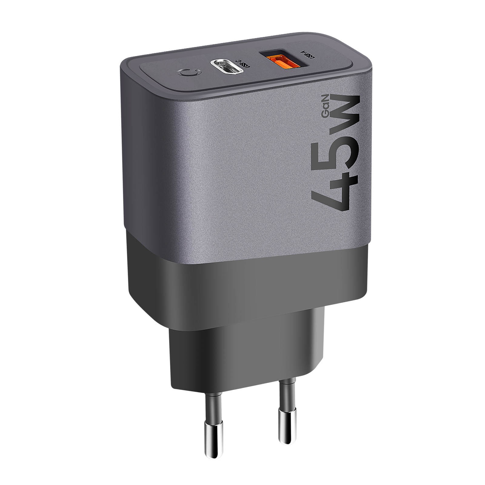 Chargeur mural GaN 45W USB-C idéal pour le télétravail et les déplacements