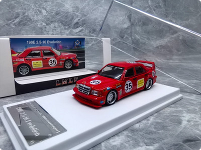 LMLF 1/64 190E EVO 2.5 alloy car model Camel Cup coating alloy collection model