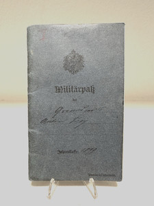 Original WWI German Militarpass Soldbuch 123rd Grenadier Regiment