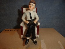 John F Kennedy 1962 Rocking Chair Salt & Pepper Shakers Ceramic Japan Arrow NYC