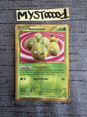 Pokemon Karte Noeunoeuf 102/101 Secret N&B Plasma Explosion Französisch GEBRAUCHT 