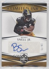 2020 Panini Limited Limited INK Silver 28/75 Benny Snell Jr #LI-BS Auto 0j4x