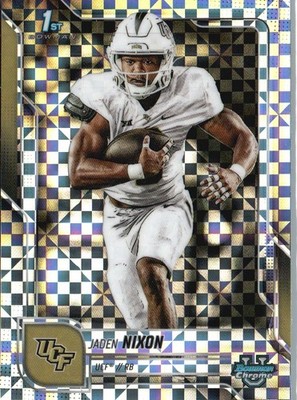 2025 Bowman University Chrome #113 Jaden Nixon Xfractor