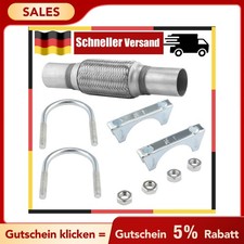 Flexrohr Auspuffrohr Flexstück Ø45 Passend für Audi  VW Mercedes Ford Edelstahl