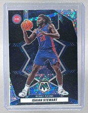 Isaiah Stewart 2021 Panini Mosaic #71 Black Fast Break Prizm 1/1