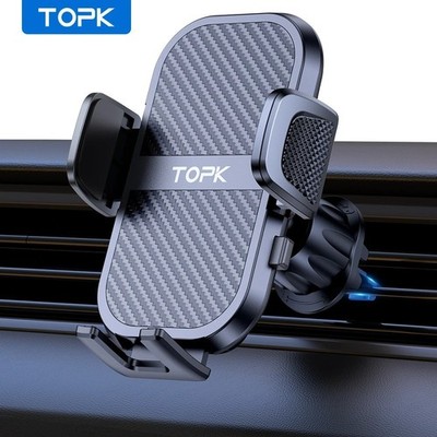 TOPK Phone Mount for Car Universal Air Vent with Hook Clip Car Phone Holder