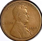 1920-S 1C BN LINCOLN CENT IN ALMOST FINE  CONDITON.