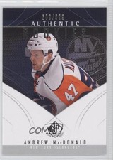 2009-10 SP Game Used Edition Authentic Rookies 609/699 Andrew MacDonald #186 1k9