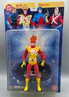 JLA SERIES 2 FIRESTORM 7'' ACTION FIGURE NOC DC DIRECT 2004