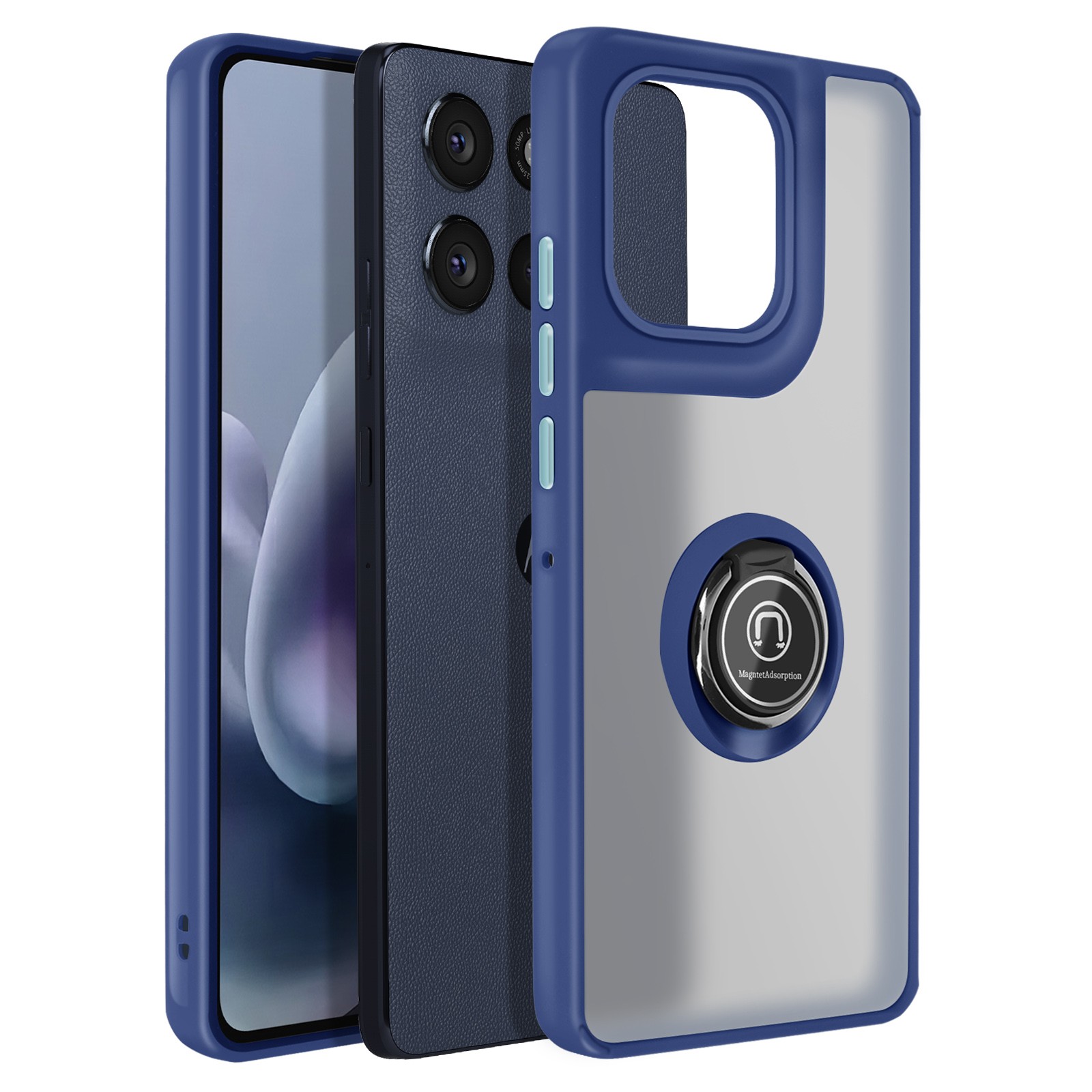 Coque mate Moto G86 avec béquille pour visionnage vidéo
