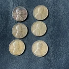 1930's Lincoln Wheat Cents (6-Coin Lot) 1934-1939 Nice Details/Toning No Mint
