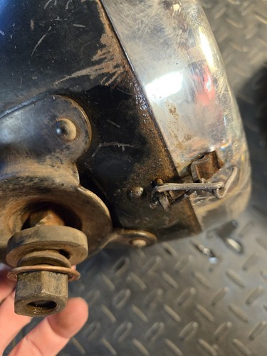 1924 1925 1926 1927 HEADLIGHTS PAIR MYSTERY UNIQUE RAT ROD? MOPAR? STUDEBAKER? - Picture 9 of 18