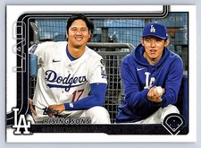 SHOHEI OHTANI - ROKI SASAKI  DODGERS  2025 TOPPS UPDATE VETERAN COMBOS #US269