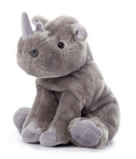 Rhino Stuffed Animal, Gifts for , Wild Onez Zoo Animals, Southern Rhino Plush...
