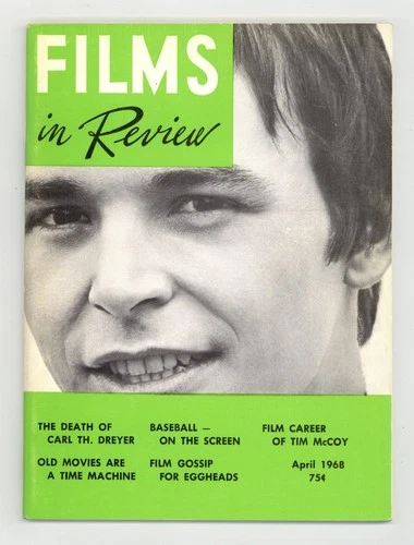 Films in Review Vol. 19 #4 VG/FN 5.0 1968