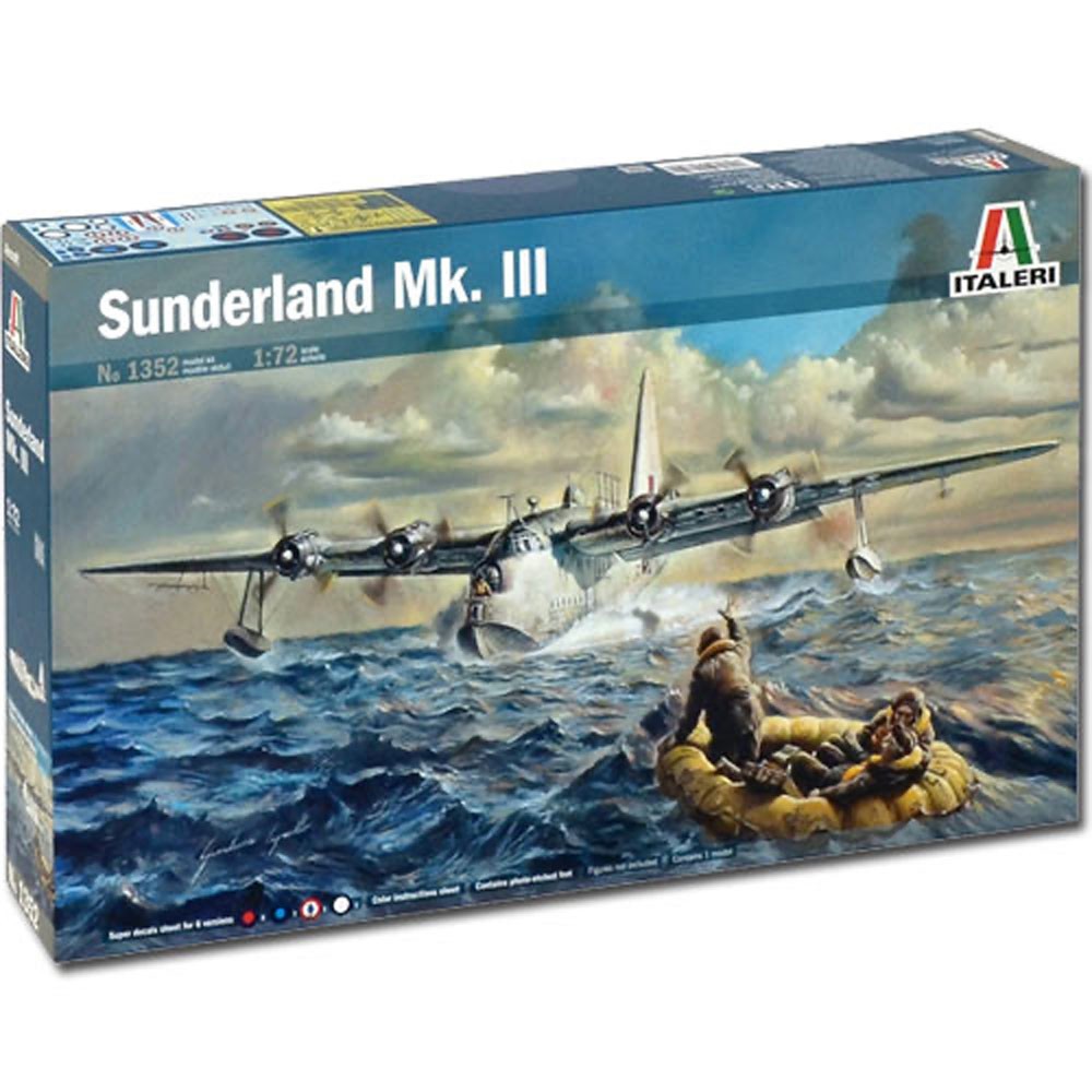 ITALERI RAF Sunderland MKIII 1352 1:72 Aircraft Model Kit