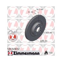 Zimmermann 530.2458.52 Bremsscheibe Vorderachse FüR Subaru Toyota