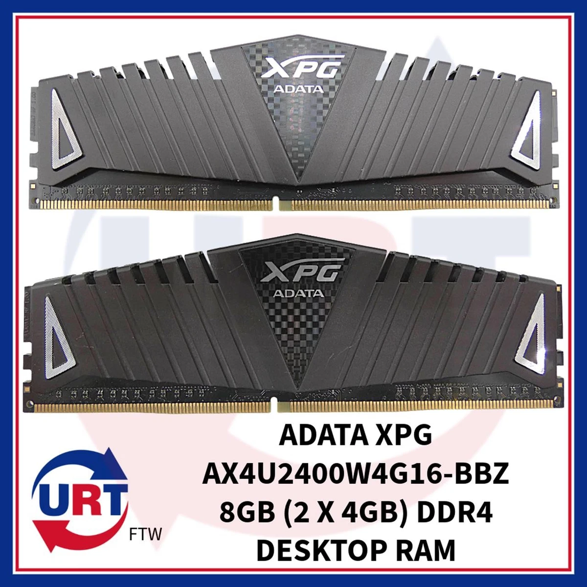 ADATA PC4-19200 (DDR4-2400) Bus Speed Computer RAM 8 GB Total