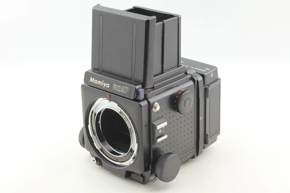 [Exc+5] Cuerpo profesional Mamiya RZ67 con buscador de nivel de cintura + 120 película posterior de JAPÓN Foto 4 de 4