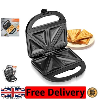 Geepas 750W 2-Scheiben Toastie Maker: Cool Touch, Antihaft für perfekte Sandwiches