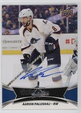 2016-17 Upper Deck AHL Auto Aaron Palushaj #70 Auto 11jd