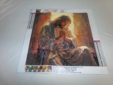 Completed Diamond Art Painting Jesus In Prayer NEW