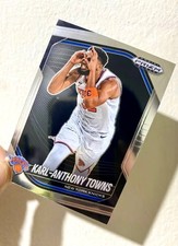 Karl-Anthony Towns Prizm Black 🔥 New York Knicks 🏀 Premium Chrome Card 🔥 NBA