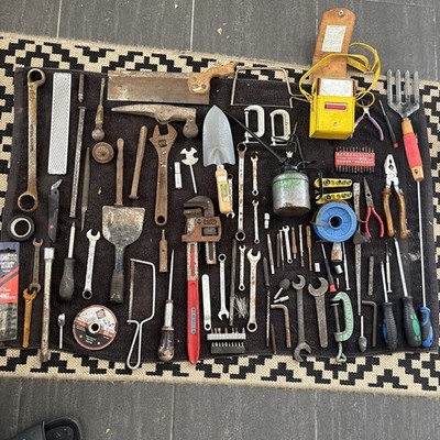 Restposten Werkzeugkoffer voll Werkzeug gebraucht Handwerkzeuge etc Konvolut gemischt teils Vintage