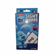 Blue s Clues You Learning Game Cards Sight Words 36 Flash Cards