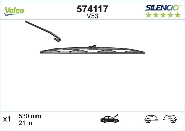 Wischblatt Hinten FüR Alfa Romeo Audi BMW Chrysler CitroËN Daihatsu Fiat Ford-image