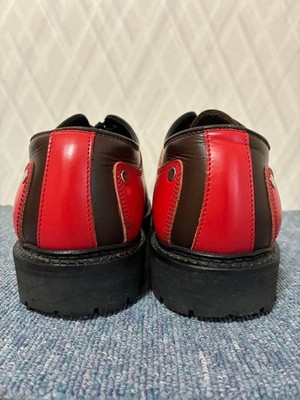 Men 7.0US EVISU Men Shoes Yamane Color Monkey Boots Red Brown JPN