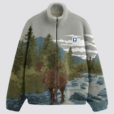 Men's Moose High Pile Fleece Jacket
