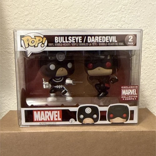 Funko Pop! Vinyl Marvel Bullseye & Daredevil 2-Pack Collector Corps Exclusive